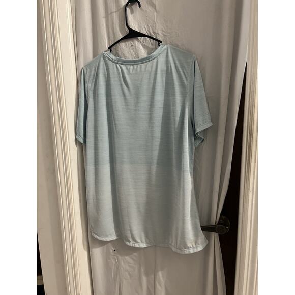 Rise By Lularoe Blue Ombré Activewear Tee Sz Xl - Picture 4 of 4